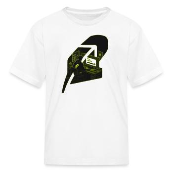 Neon Code Desk - Kid's T-Shirt - white - Front