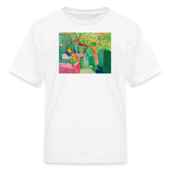 Garden Path Bold Foliage - Kid's T-Shirt - white - Front