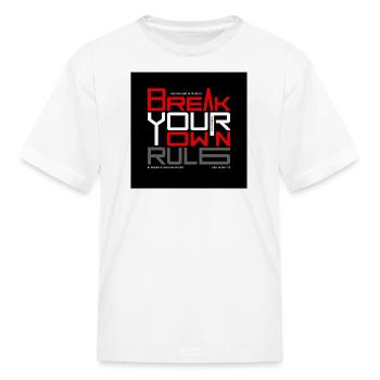 Break_the_limits-_Explosive_Action_Motivatt - Kid's T-Shirt - white - Front