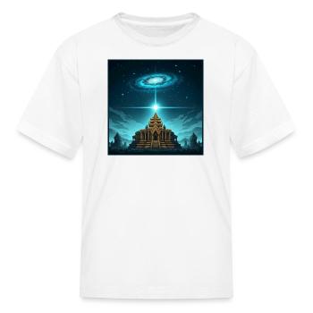 Cosmic Temple of Light - Kid's T-Shirt - white - Front