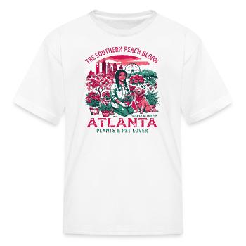 The City Atlanta Georgia Plants And Pet Lover - Kid's T-Shirt - white - Front