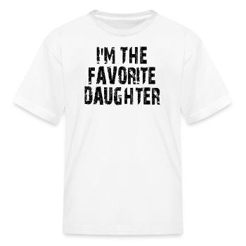 Favoris de la famille Cadeaux & plus encore Je suis le fils préféré - T-shirt Enfant - blanc - Devant
