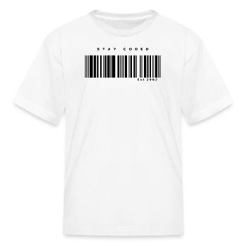 Stay Coded  - Kid's T-Shirt - white - Front