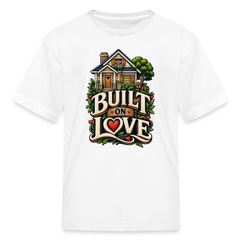 Built On Love Home - Kid's T-Shirt - white - Front