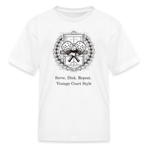 Vintage Pickleball T-Shirt, Mug, & Poster - Kid's T-Shirt