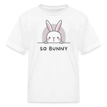 So Bunny - Kid's T-Shirt - white - Front
