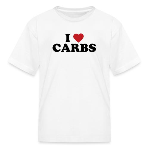i heart carbs 2 color - Kid's T-Shirt