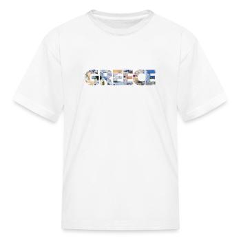 GREECE - Kid's T-Shirt - white - Front