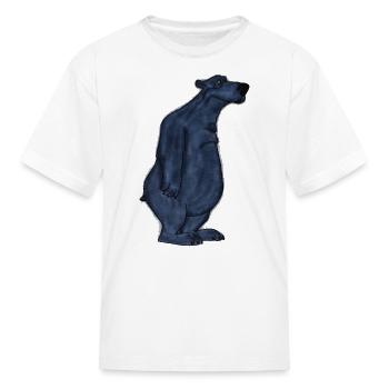 Fuzzy Wuzzy the Bear - Kids Shirt Design - Kid's T-Shirt - white - Front