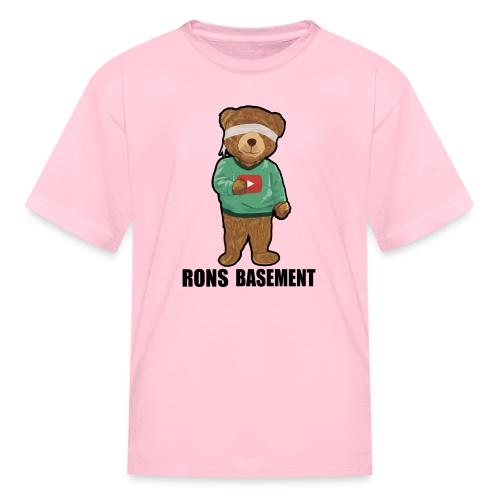RONS BASEMENT Merchandise - Blindfolded Bear - Kid's T-Shirt