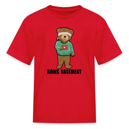RONS BASEMENT Merchandise - Blindfolded Bear - Kid's T-Shirt