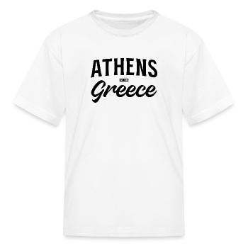 Athens Greece - Kid's T-Shirt - white - Front