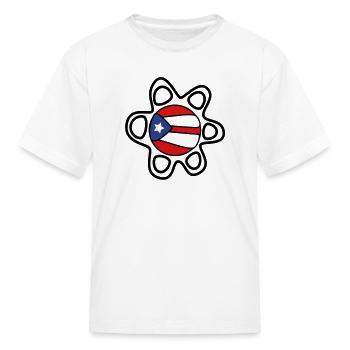 Sol Taino de Puerto Rico - Kid's T-Shirt - white - Front