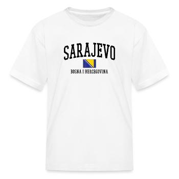 Sarajevo bosnia and herzegovina - Kid's T-Shirt - white - Front