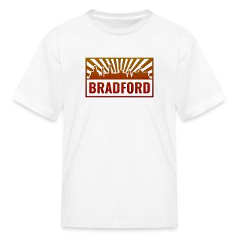 Bradford - England - Great Britain - Kid's T-Shirt - white - Front