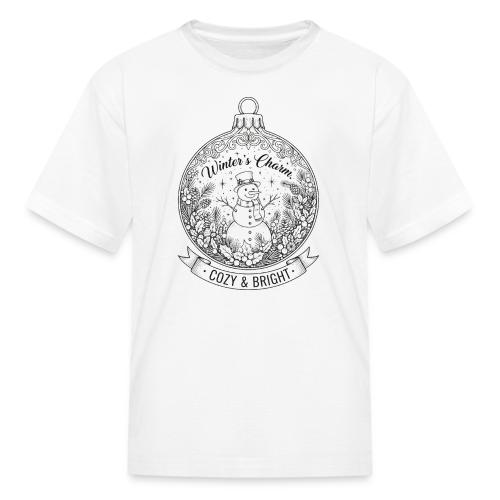 Festive Snowman T-Shirt - Kid's T-Shirt