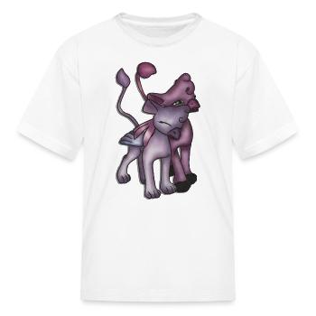 Gryphon Love - Crazy Cool Kids Shirt Design - Kid's T-Shirt - white - Front