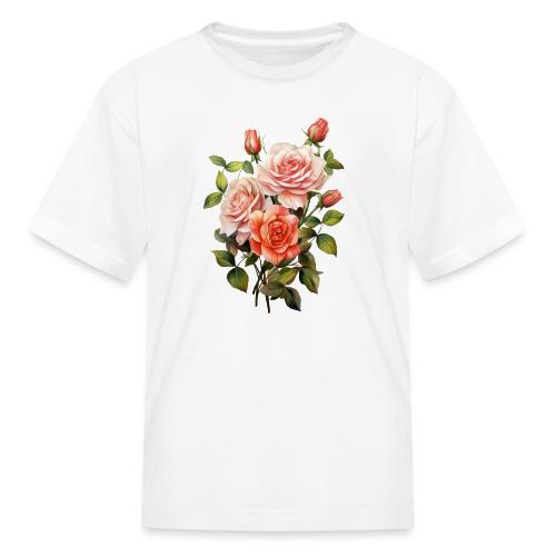 Pink Roses - Kid's T-Shirt