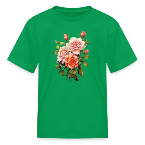 Pink Roses - Kid's T-Shirt