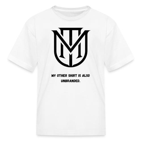 My Other Shirt Is Also Unbranded T-Shirt | Quiet L - Kid's T-Shirt