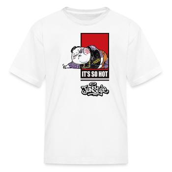JunStyle Premium Streetwear Fury Heatwave 08 - Kid's T-Shirt - white - Front