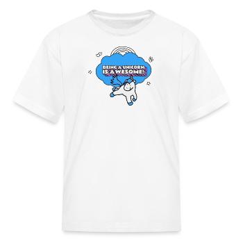 Unicorn Bliss - Kid's T-Shirt - white - Front