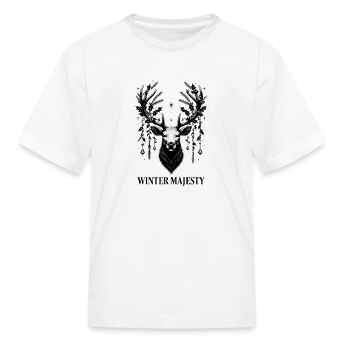 Majestic Reindeer T-Shirt, Poster, & Mug - Kid's T-Shirt