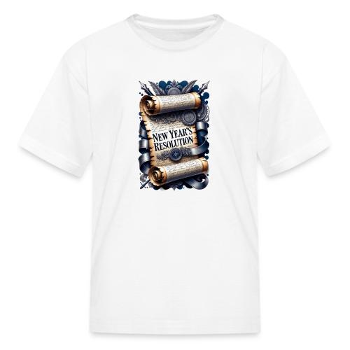 New Year's Resolution T-Shirt - Kid's T-Shirt