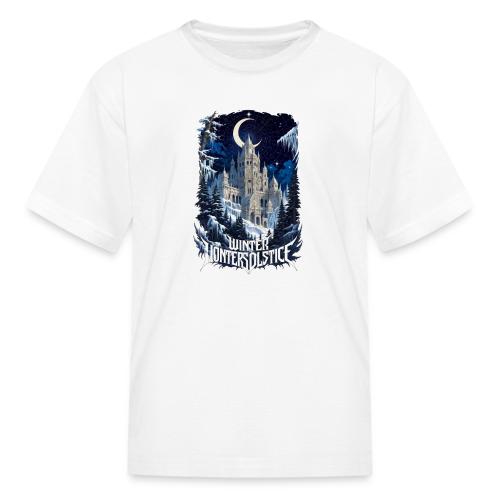 Celestial Winter Temple T-Shirt - Kid's T-Shirt