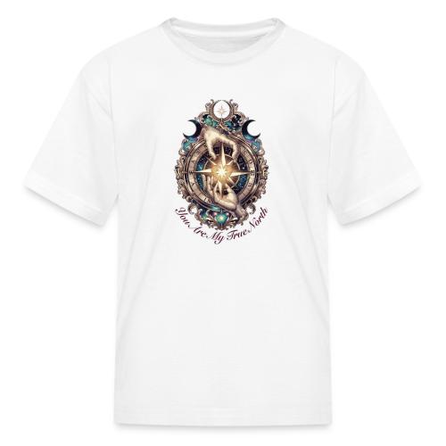 You Are My True North Celestial Compass T-Shirt - Kid's T-Shirt