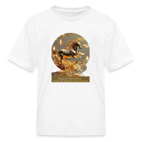 Year of the Horse Abundance T Shirt, Lunar NY Gift - Kid's T-Shirt