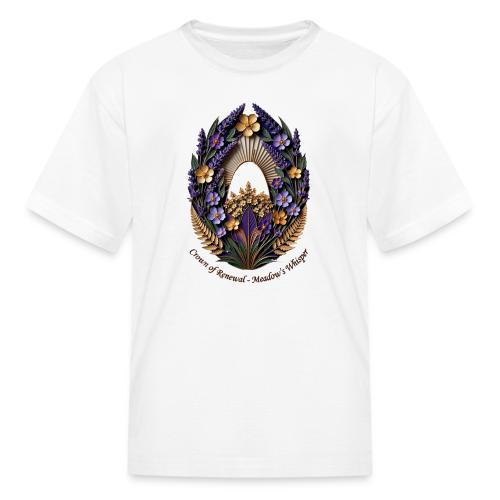 Easter Meadow Crown Renewal T Shirt, Spring Gift - Kid's T-Shirt