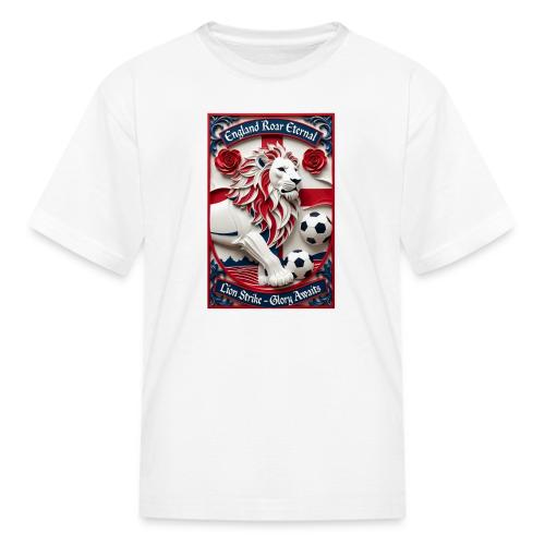 England Lion Soccer T Shirt, Football Pride Gift - Kid's T-Shirt