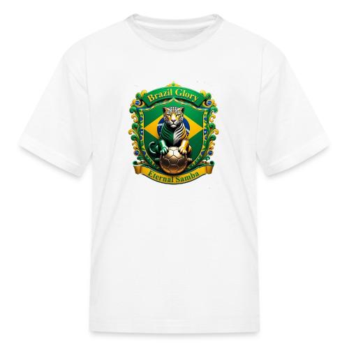 Brazil Jaguar Glory Tee, Brazilian Pride Gift - Kid's T-Shirt