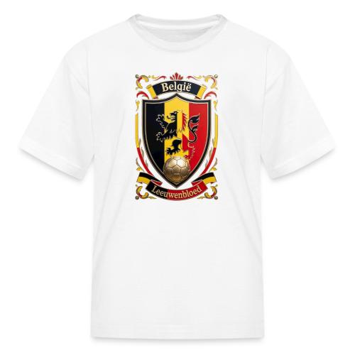 Belgium Lion Crest T-Shirt, Belgian Flag Gift - Kid's T-Shirt