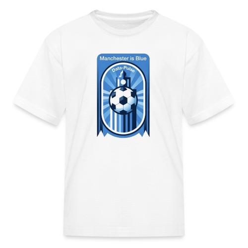 Manchester is Blue Soccer City T Shirt, Apparel - Kid's T-Shirt
