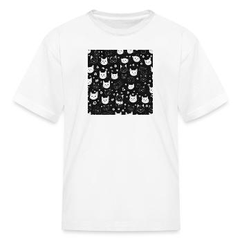 a lot of cats - Kid's T-Shirt - white - Front