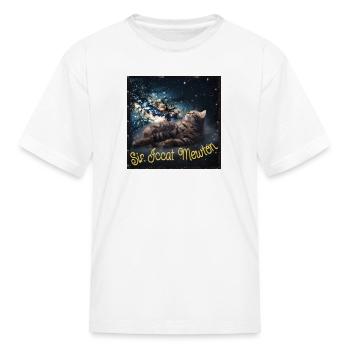 Sir Iccat Mewton - Kid's T-Shirt - white - Front