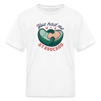 Avocado Pregnant Mom - Kid's T-Shirt - white - Front