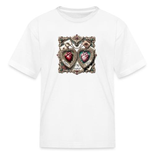 Keeper of My Deepest Love Victorian Locket T-Shirt - Kid's T-Shirt