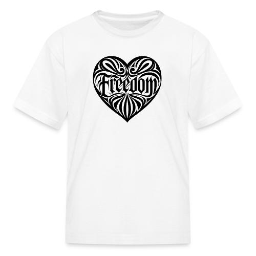FREEDOM in Heart - Kid's T-Shirt