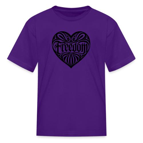 FREEDOM in Heart - Kid's T-Shirt