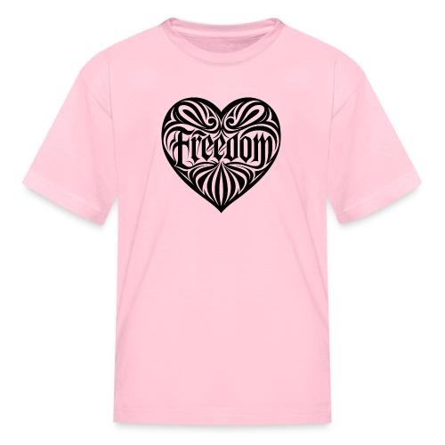 FREEDOM in Heart - Kid's T-Shirt