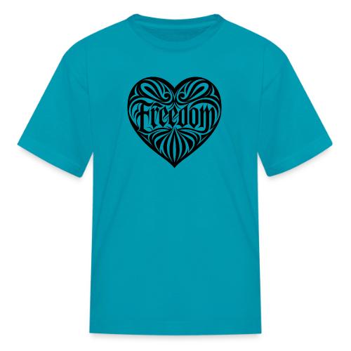 FREEDOM in Heart - Kid's T-Shirt
