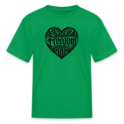 FREEDOM in Heart - Kid's T-Shirt