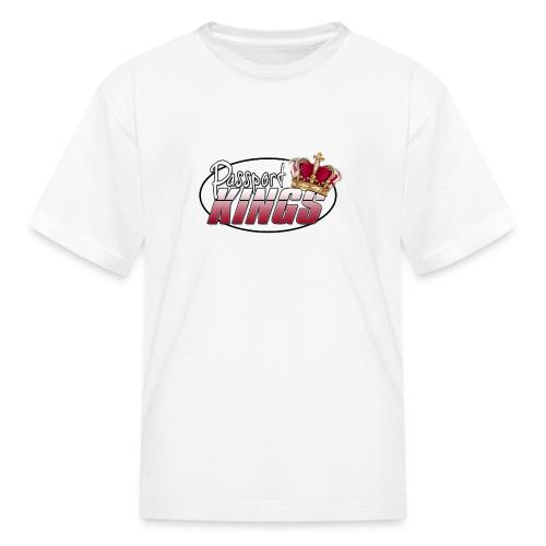 Passportkings white shirt design - Kid's T-Shirt