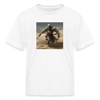 Sand knight - Kid's T-Shirt - white - Front