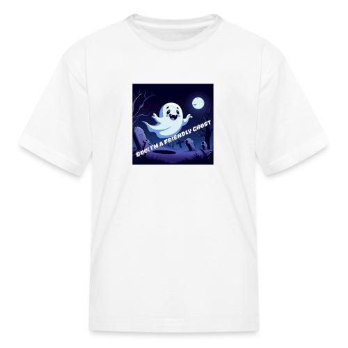 Boo I m a Friendly Ghost - Kid's T-Shirt