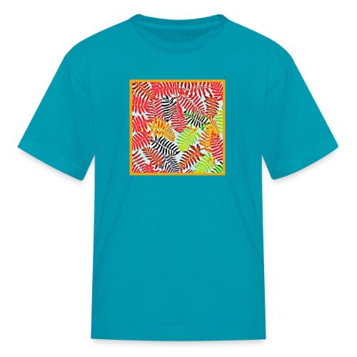 Chic Leaves Artistic Spectrum - Kid's T-Shirt