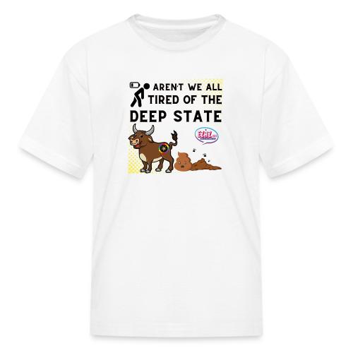 Tired poop light shirts - Kid's T-Shirt